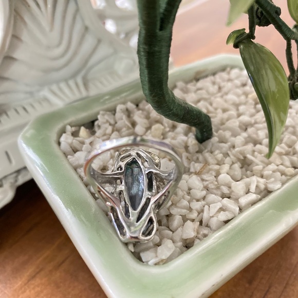 Vintage silver Japanese Biwa pearl - Picture 5 of 5